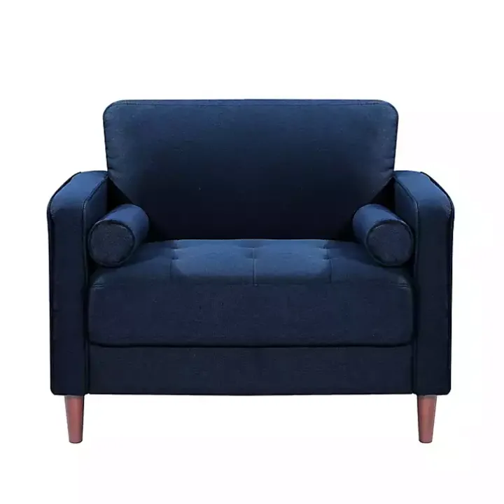 Navy Chelsea Modern Accent Chair