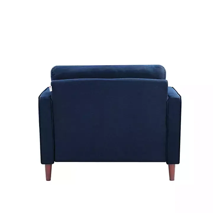 Navy Chelsea Modern Accent Chair