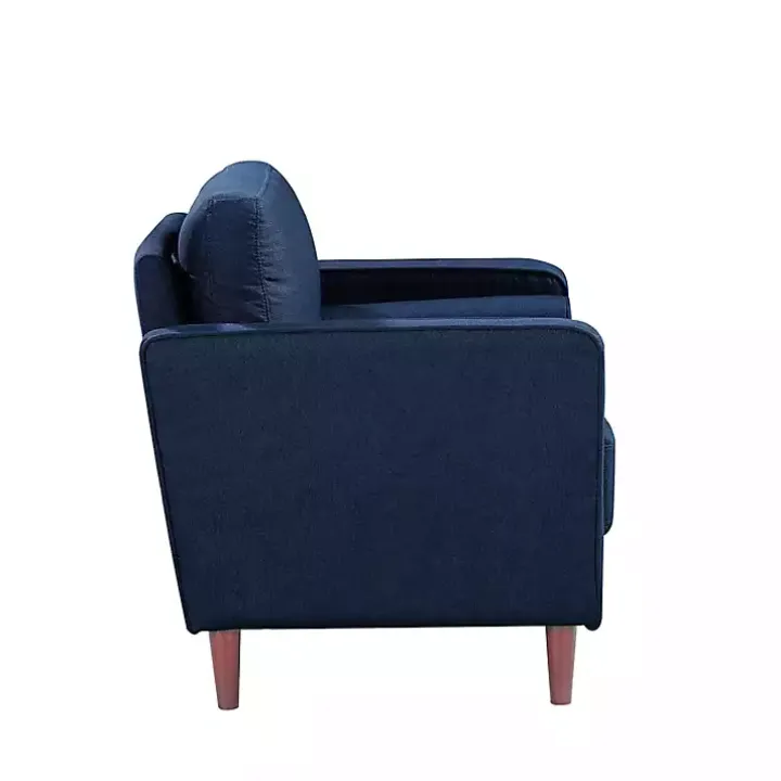 Navy Chelsea Modern Accent Chair