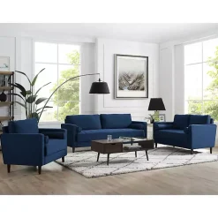 Navy Chelsea Modern Accent Chair