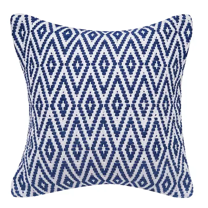 Navy Harlequin Indoor/Outdoor Pillow