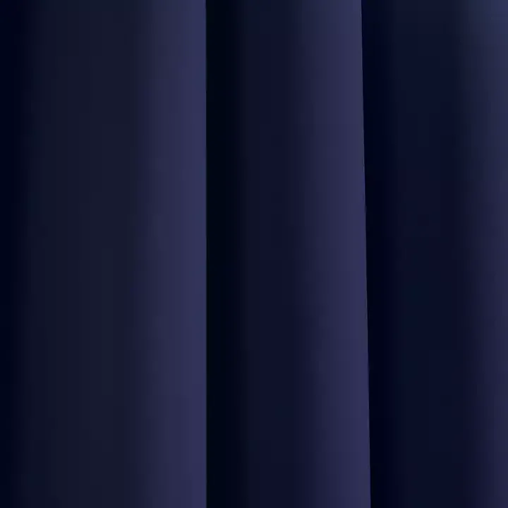 Navy Knotted Curtain Panel Set, 84 in.