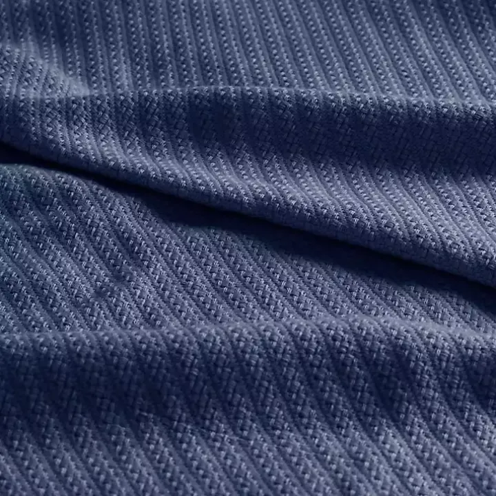 Navy Liquid Cotton Full/Queen Blanket