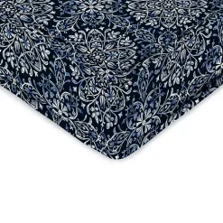 Navy Medallion Outdoor Deep Seat Cushion