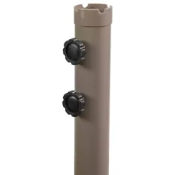 Navy Offset Hand Crank Outdoor Umbrella