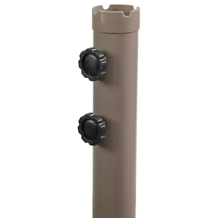 Navy Offset Hand Crank Outdoor Umbrella