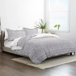 Navy Rustic Modern 2-pc. Twin Duvet Cover Set