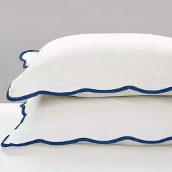 Navy Scalloped Edge 3-pc. King Comforter Set