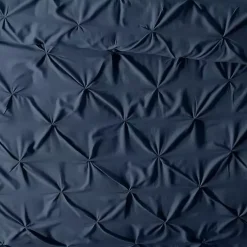 Navy Soft Pinched 3-pc. Twin Duvet Cover Set