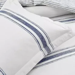 Navy Stripe 3-pc. King Comforter Set