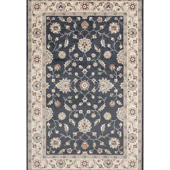 Navy Vintage Leni Area Rug, 5x7