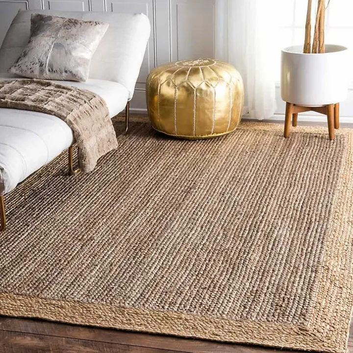 Neely Jute Hand Woven Area Rug, 8x10