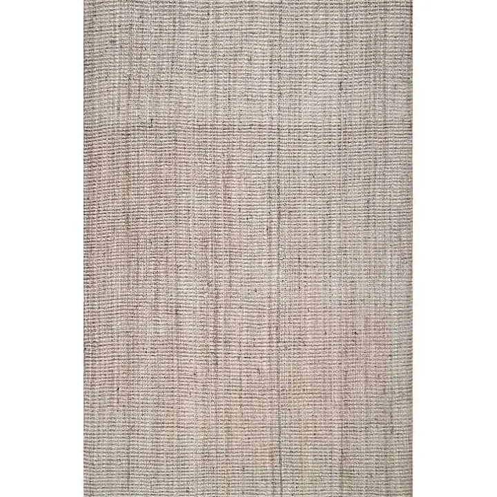 Neely Solid Jute Area Rug, 5x8