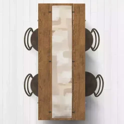 Neutral Abstract Table Runner, 90 in.