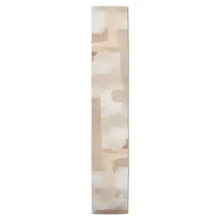 Neutral Abstract Table Runner, 90 in.