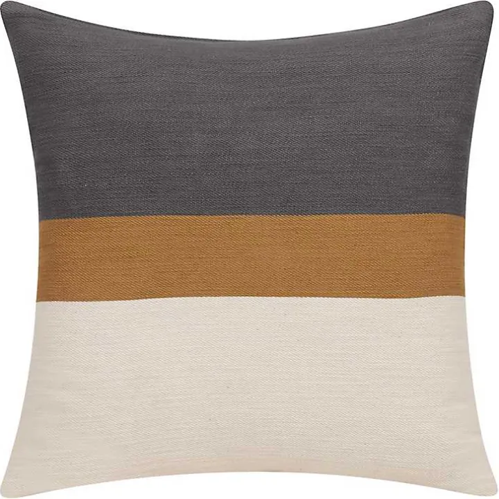 Neutral Modern Stripe Pillow