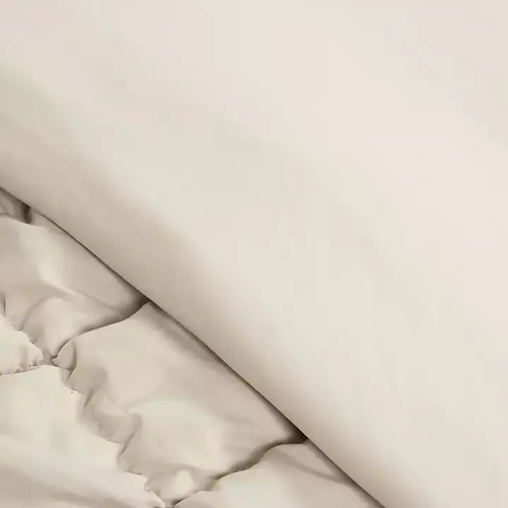 Neutral Puff 3-pc. Full/Queen Comforter Set