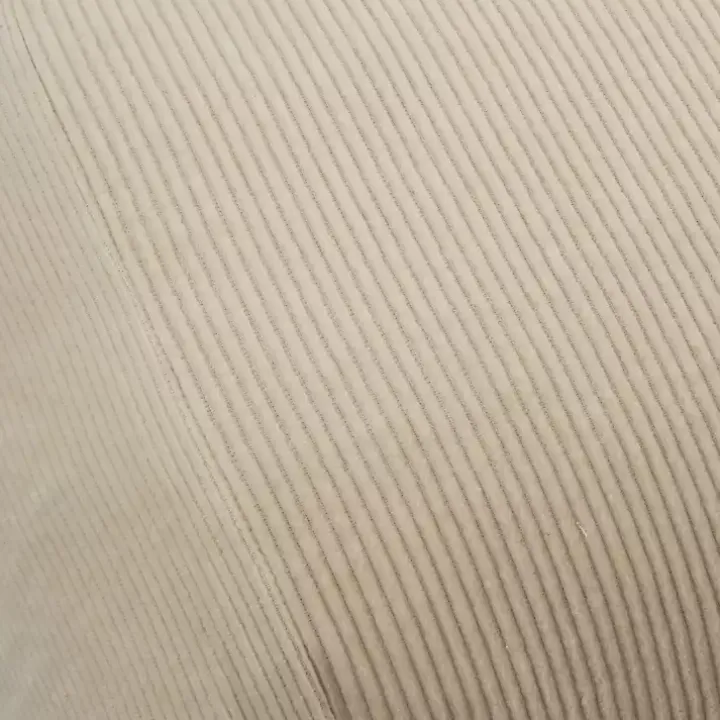 Neutral Velvet Corduroy Lumbar Pillow