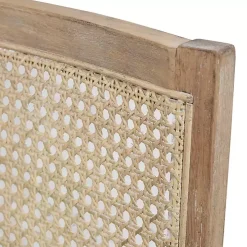 Neutral Wheat Mid-Century Modern Accent Chair