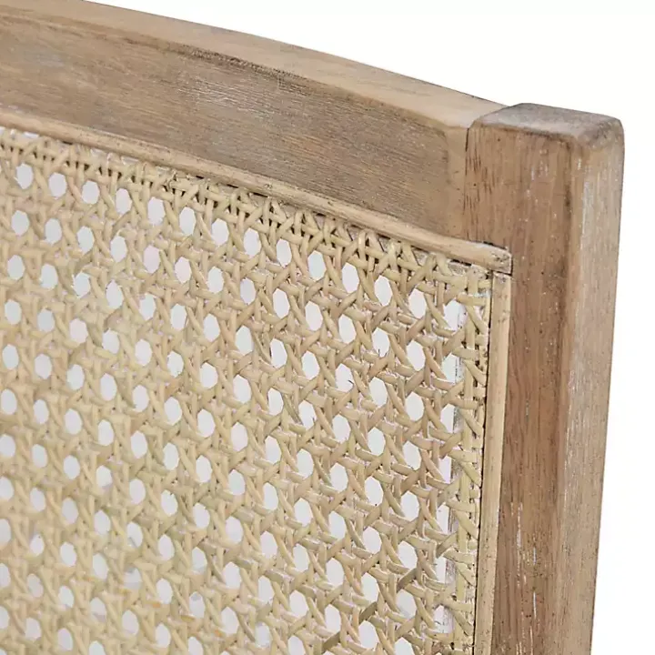 Neutral Wheat Mid-Century Modern Accent Chair