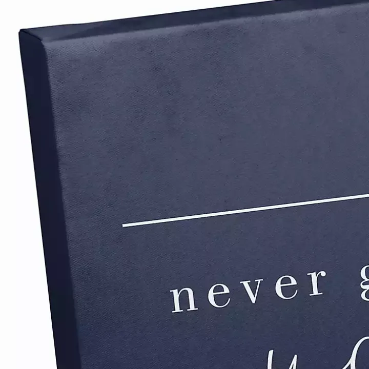 Never Give Up on You Canvas Art Print