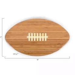 New Orleans Saints Bamboo Football Cutting Board