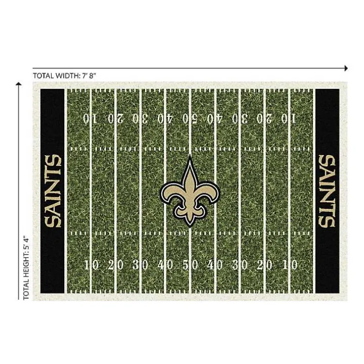 New Orleans Saints Home Field Area Rug, 6x8