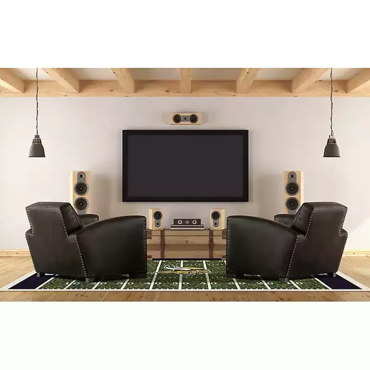 NFL Minnesota Vikings Home Field Area Rug, 6x8