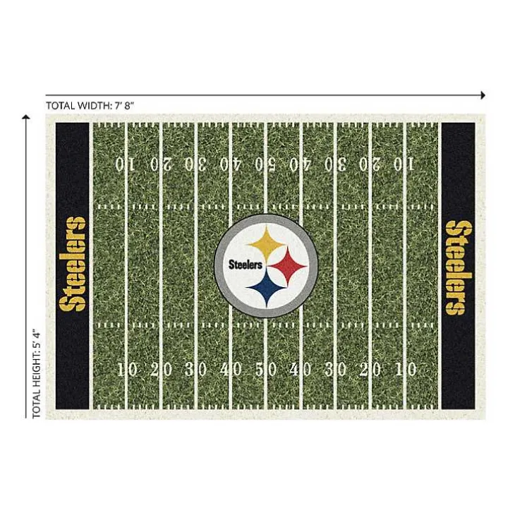 NFL Pittsburgh Steelers Home Field Area Rug, 6x8