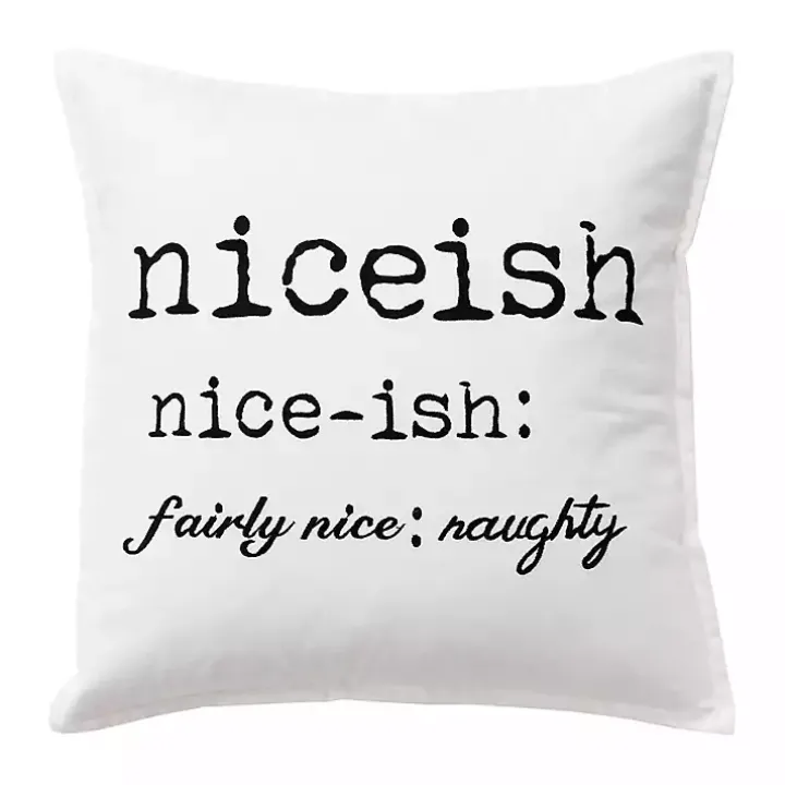 Niceish Definition Christmas Throw Pillow