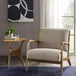 Nolan Sand Mid-Century Accent Chair