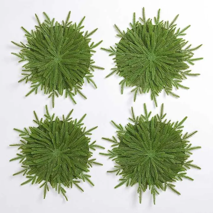Norfolk Pine Christmas Placemats, Set of 4