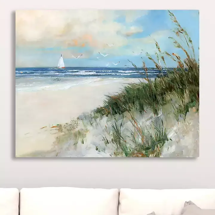 Oak Island Sunrise Canvas Art Print, 40x32 in.