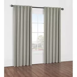 Oatmeal Baxter Blackout Curtain Panel, 84 in.
