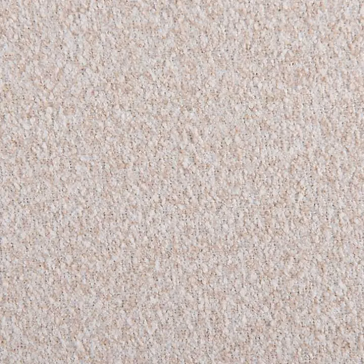 Oatmeal Shearling Upholstered Storage Bench