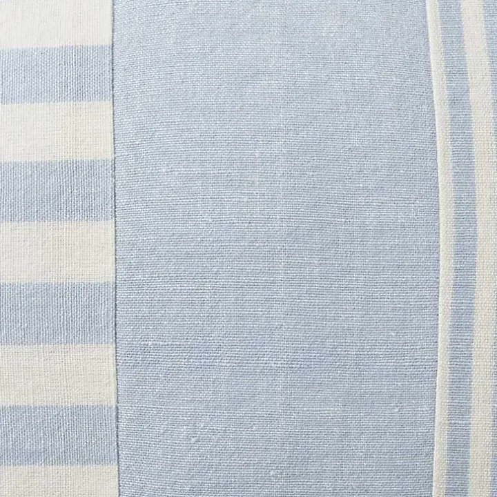 Ocean Asymmetrical Stripes Lumbar Pillow