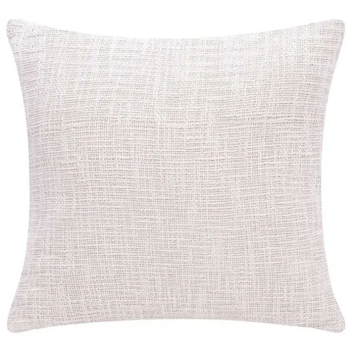 Ocean Blue Geometric Stripe Pillow
