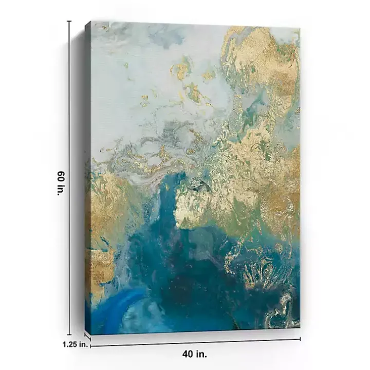 Ocean Splash II Canvas Art Print