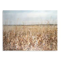 Ochre Landscape Canvas Art Print