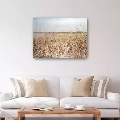 Ochre Landscape Canvas Art Print