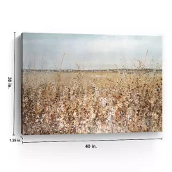 Ochre Landscape Canvas Art Print