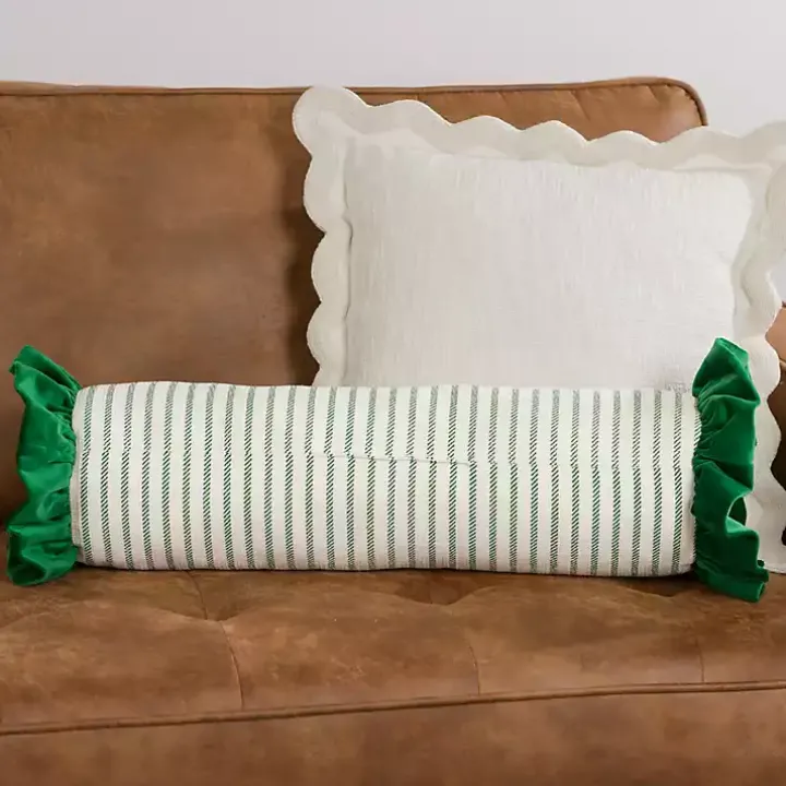 Oh So Merry Bolster Christmas Pillow