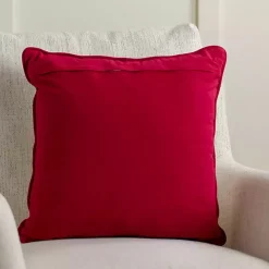 Oh What Fun Embroidered Pillow
