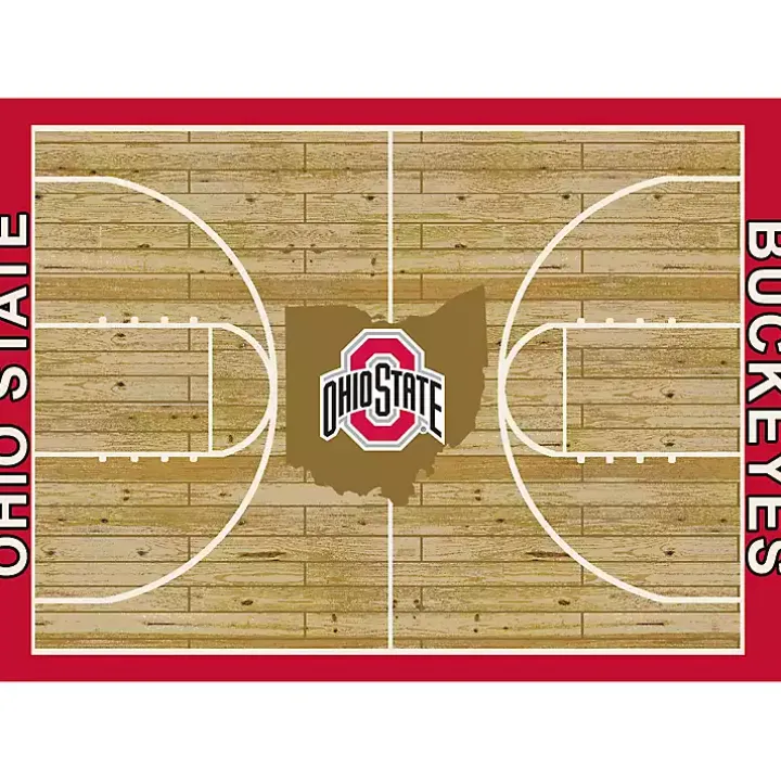 Ohio State Courtside Area Rug, 4x6