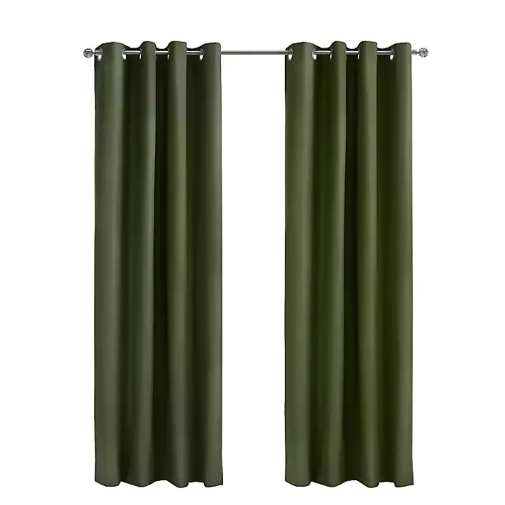 Olive Alpine Blackout Curtain Panel, 84 in.