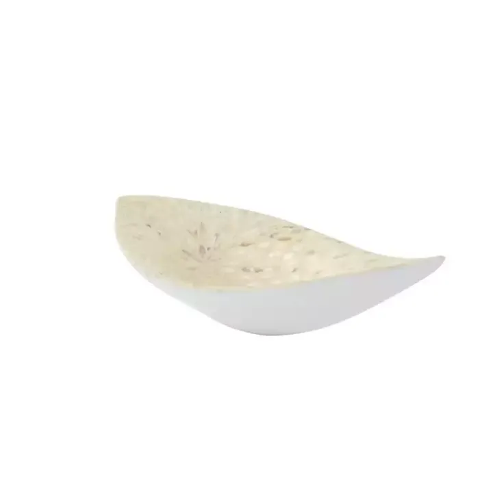 Opalescent Mussel Shell Inlay Bowl