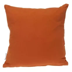 Orange Boho Print Pillow