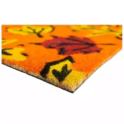 Orange Fall Botanical Doormat