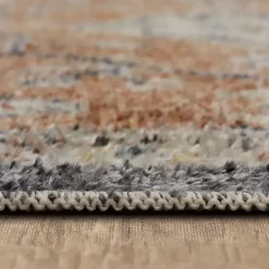 Orange Granary Floral Area Rug, 8x10