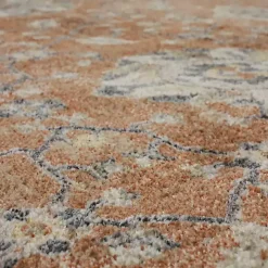 Orange Granary Floral Area Rug, 8x10